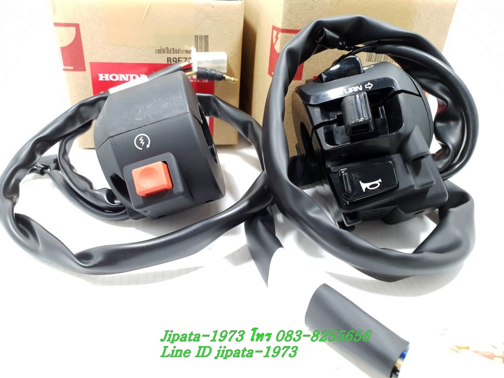 (Phantom 200) ชุดสวิทช์แฮนด์ Honda Phantom 200 New (กุญแจบน) แท้