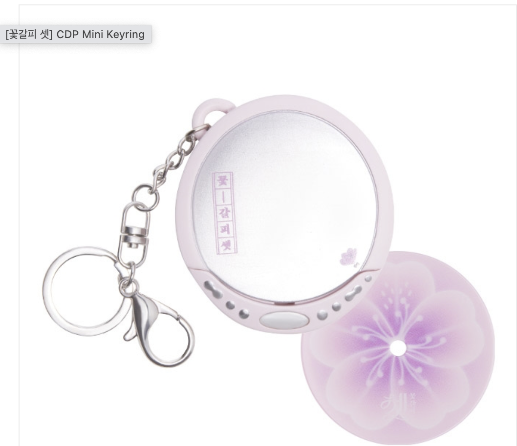 IU - EP Album [꽃갈피 셋] Official MD ของสะสม - CDP mini keyring. - ส่ง เครืองบิน