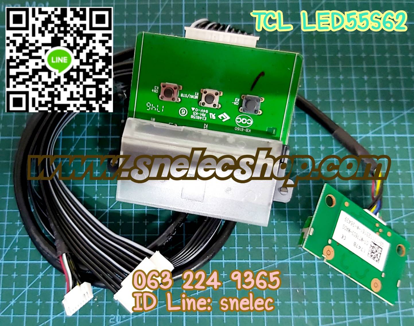 TCL รุ่น LED55S62 ชุดรับสัญญาณ รีโมท คีย์