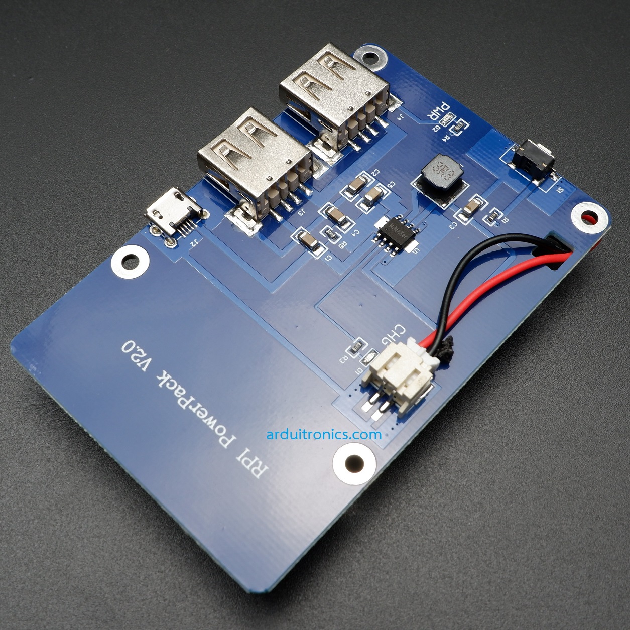 Lithium Power Expansion Board (V2.0) + Free ถ่าน 3.7V 3800mAh