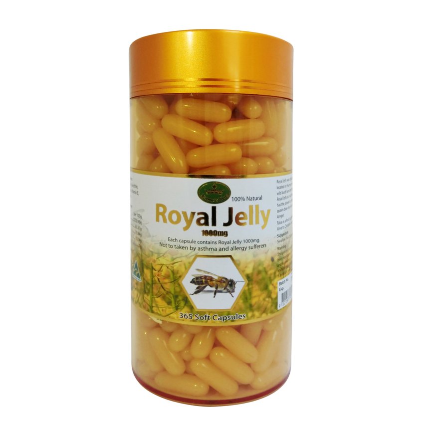 นมผึ้ง royal Jelly nature's king เนเจอร์คิงส์ 365 cap