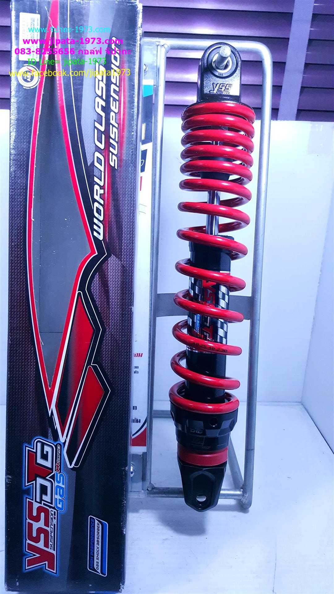 (Click 125 i,Zoomer x)โช้คอัพหลังเดี่ยว YSS รุ่น DTG (ไฮบริด) สำหรับ Honda Click 125 i และ Zoomer X