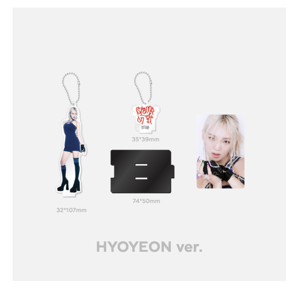 GOT the beat -GOT the beat The 1st mini Album - 'Stamp On It' MD Collection] - ของสะสม ACRYLIC STAND KEY RING - Hyoyeon