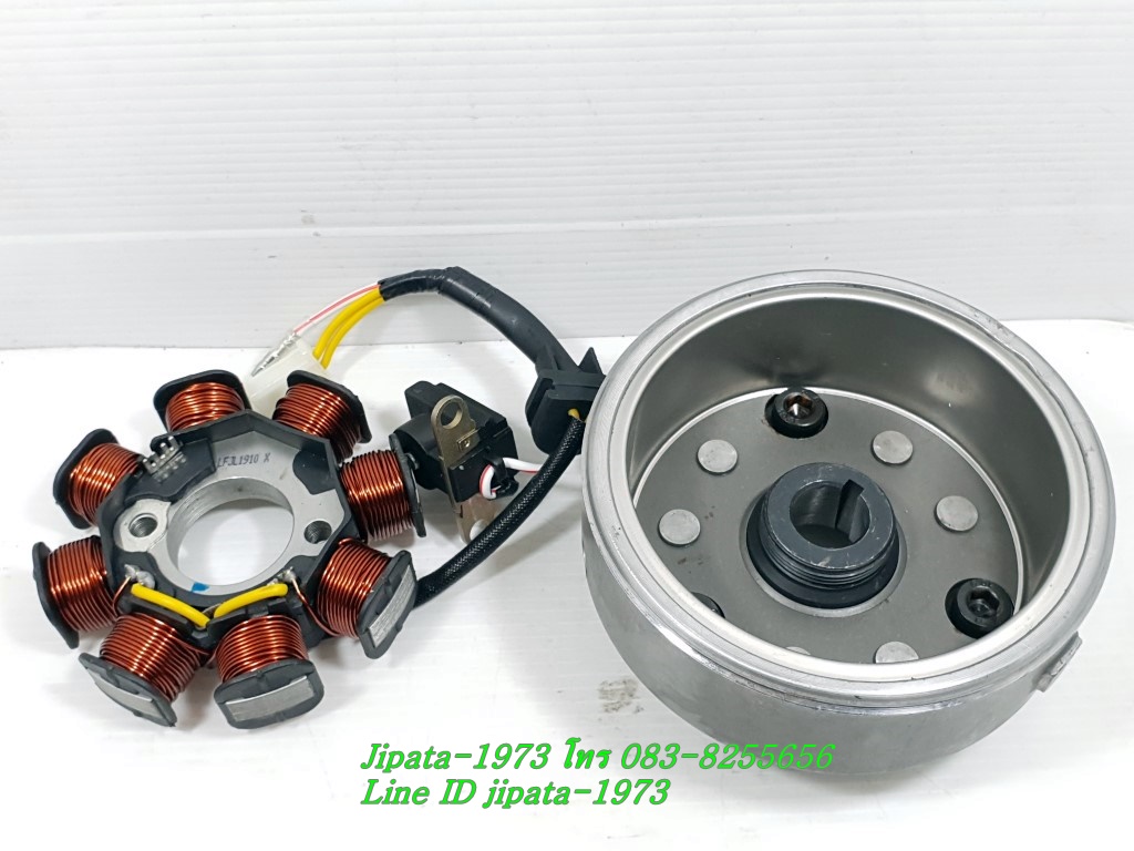 (Demon 125) ชุดล้อแม่เหล็กจานไฟชุดใหญ่ GPX Demon 125 แท้