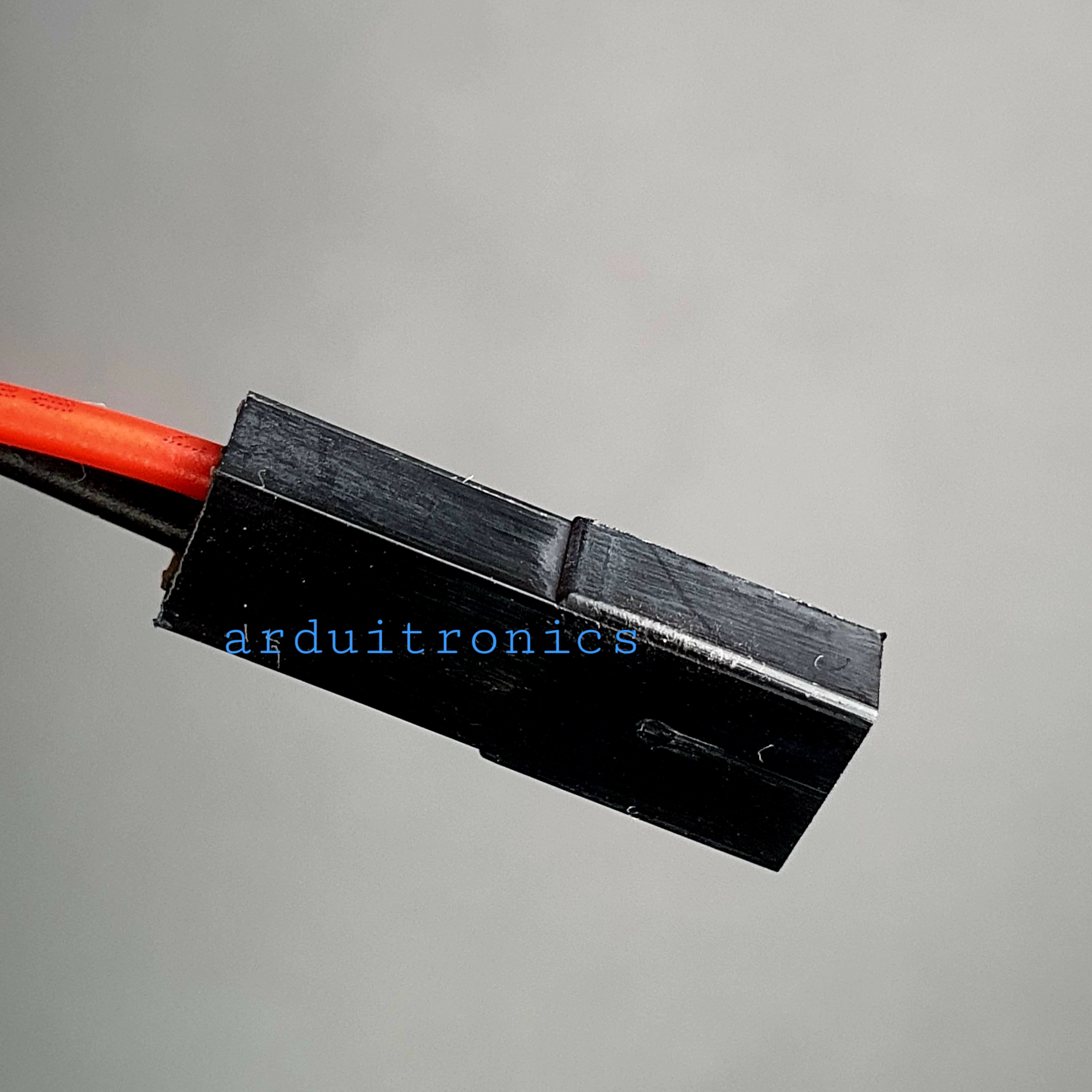 JST Connector 2Pin Plug Female สายต่อ JST ตัวเมีย พร้อมสายไฟยาว 10cm - Black