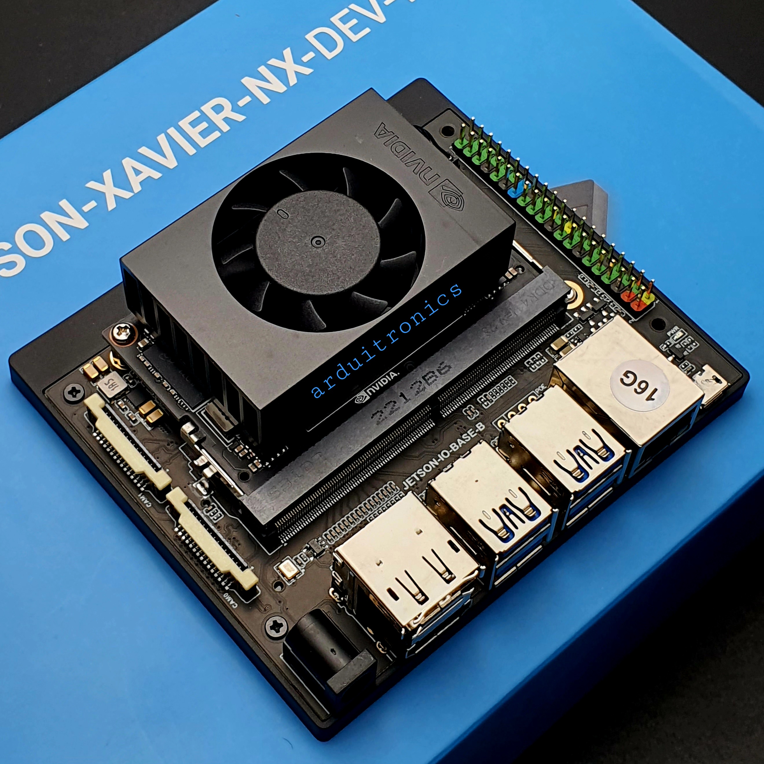 [pre-installed JetPack, 128GB SSD and WiFi] Jetson Xavier NX AI Dev. Kit (16GB RAM) - Alternative Jetson Xavier NX Dev Kit with Official Module