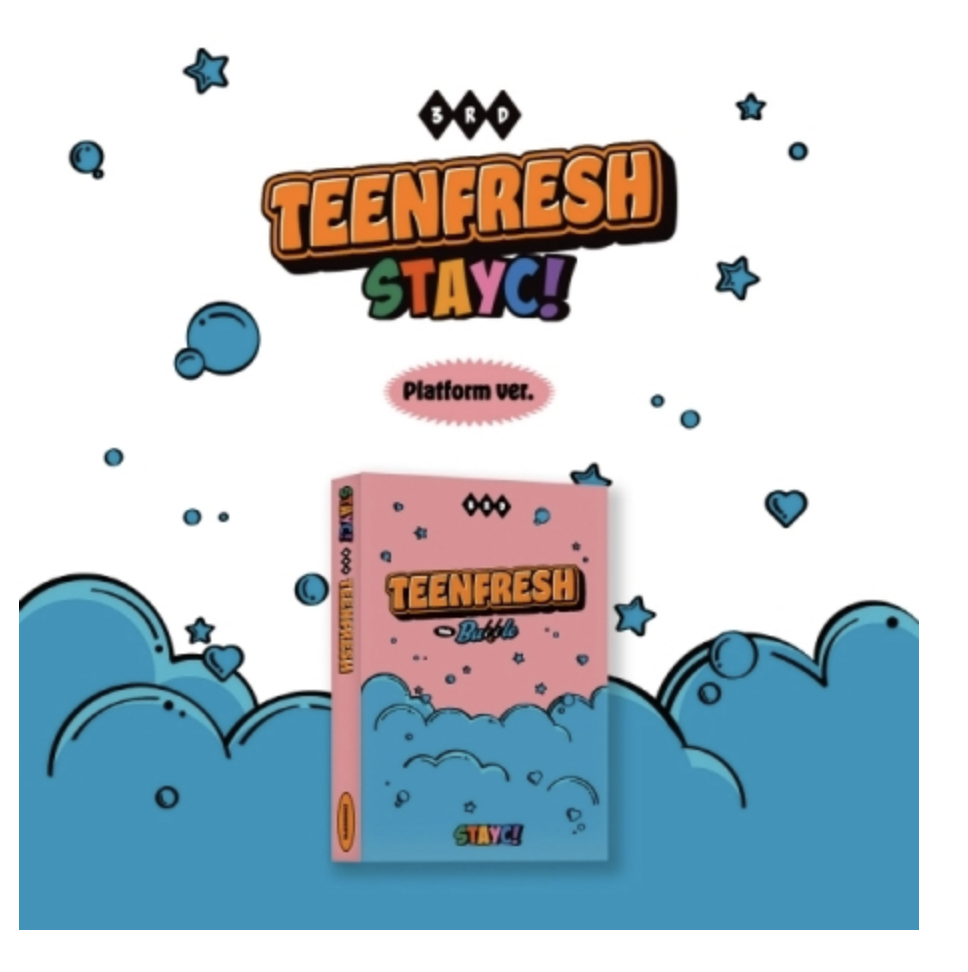 STAYC - The 3rd Mini Album [TEENFRESH] Platform Ver. แบบ ปกสุ่ม - ส่งเครืองบิน