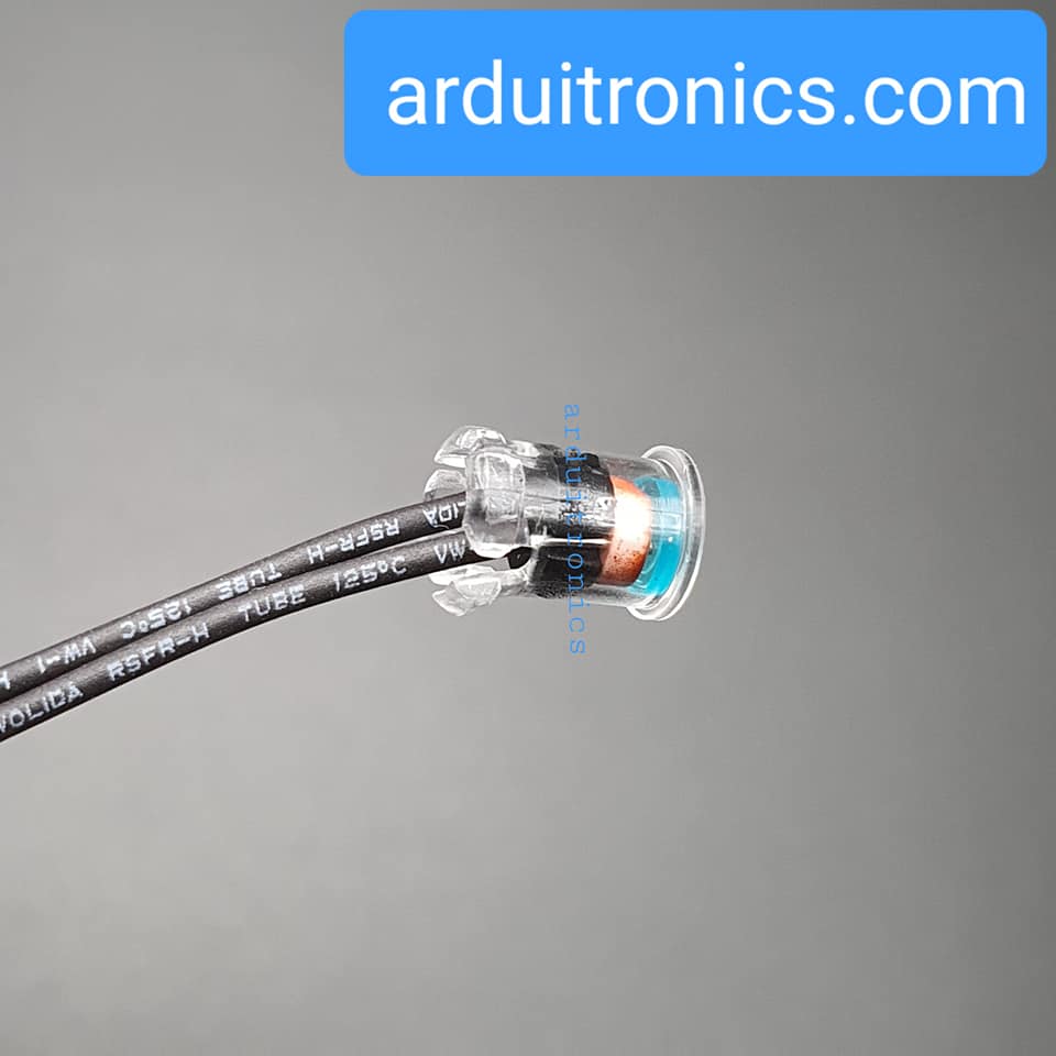 5516 Light Dependent Resistor (LDR) - Photoresistor 5 - 10kOhm พร้อมสายไฟและฝาครอบใสพร้อมใช้