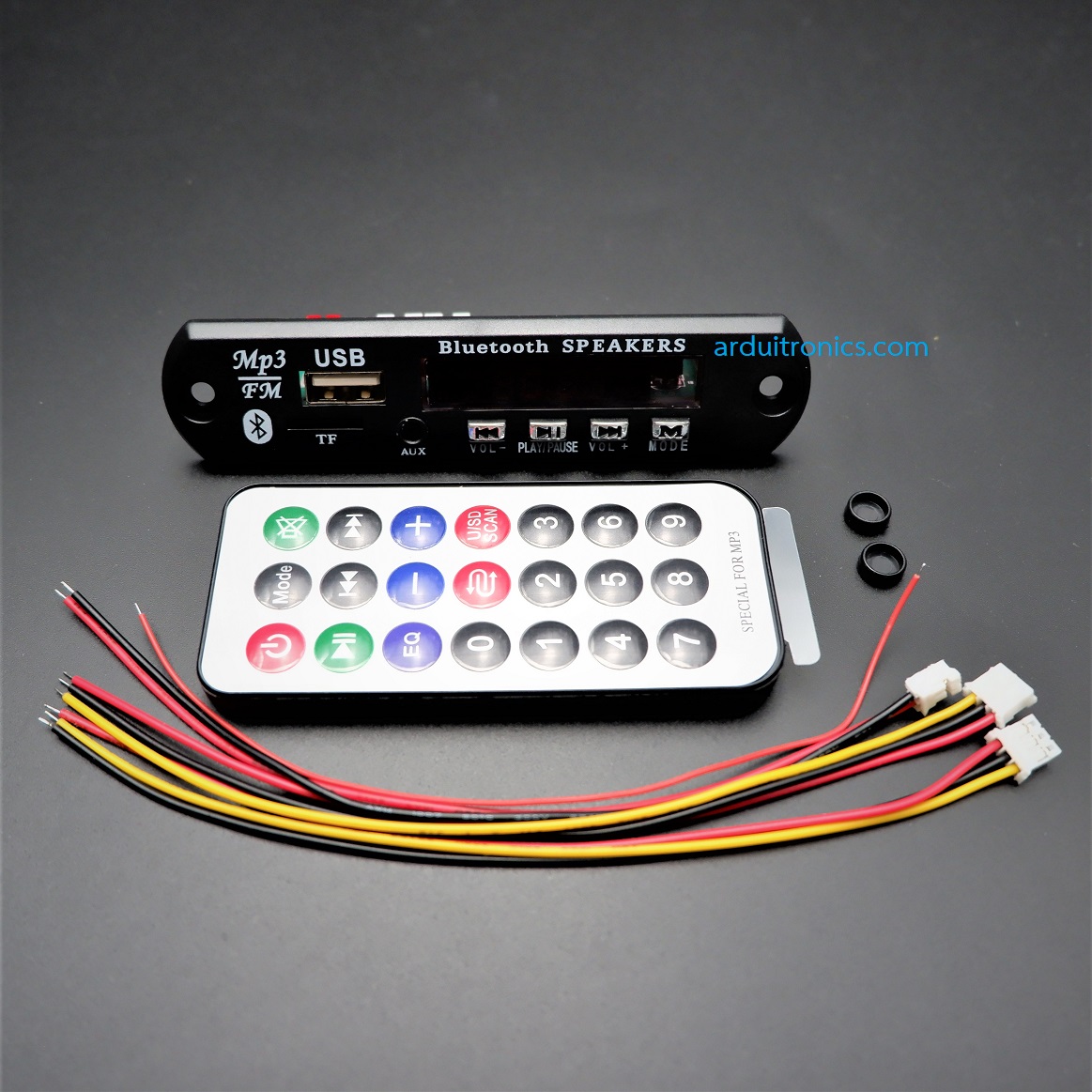 WAV+WMA+MP3 Decoder Board Kit 12V (บอร์ดถอดรหัส WAV + WMA + MP3 การ์ดหน่วยความจำขนาดเล็ก)
