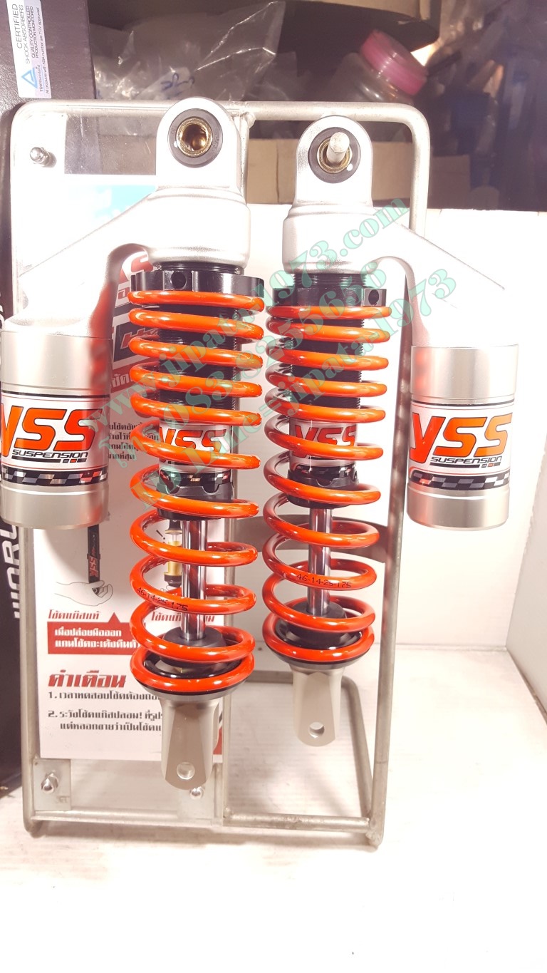 (PCX) โช้คอัพหลังคู่ YSS รุ่น G-Plus สำหรับ Honda PCX ตัวสั้น ยาว 280 มม.