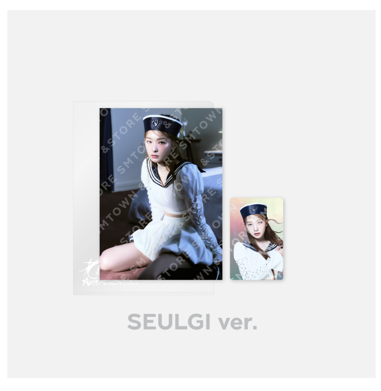 Red Velvet -Red Velvet - Cosmic MD -Postcard + Hologram Photocard แบบ Seulgi
