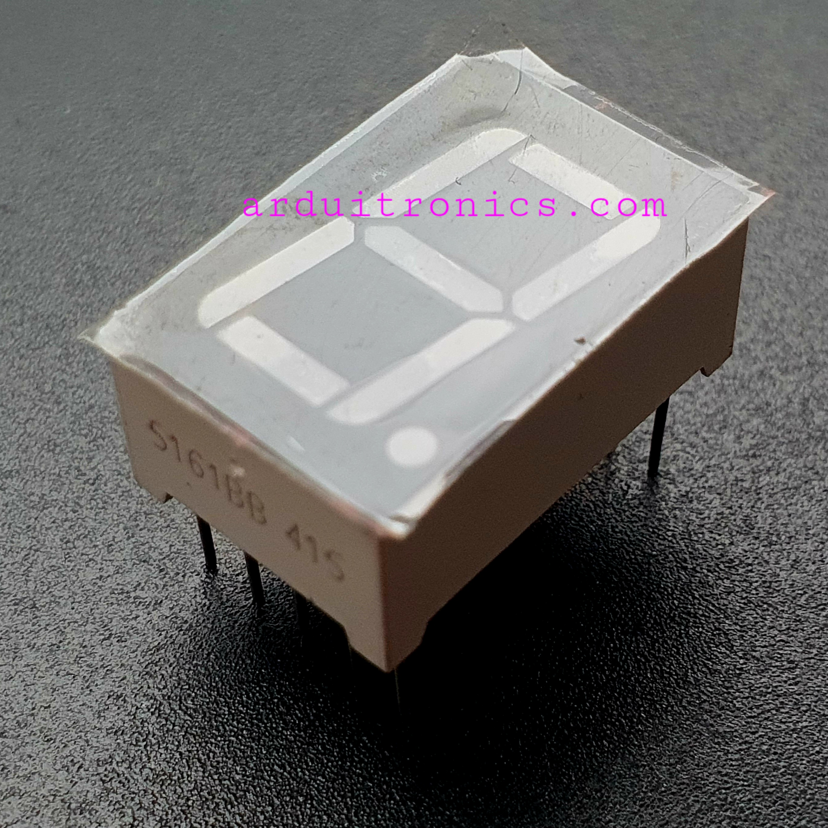 0.56 inch Seven Segment 1 Digit Blue (Common Anode) 12.7 x 19.1 x 8.1mm - 5161BB