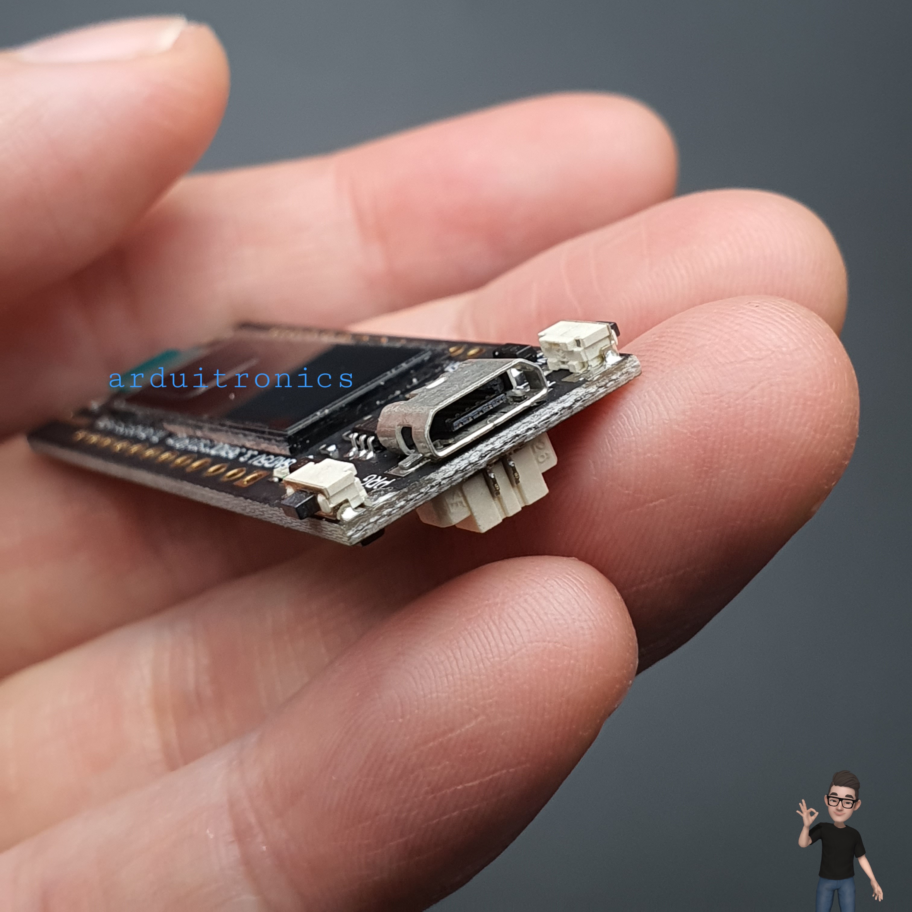 โมดูล TTGO ESP8266 OLED NodeMCU พร้อมจอ OLED ขนาด 0.91 นิ้ว