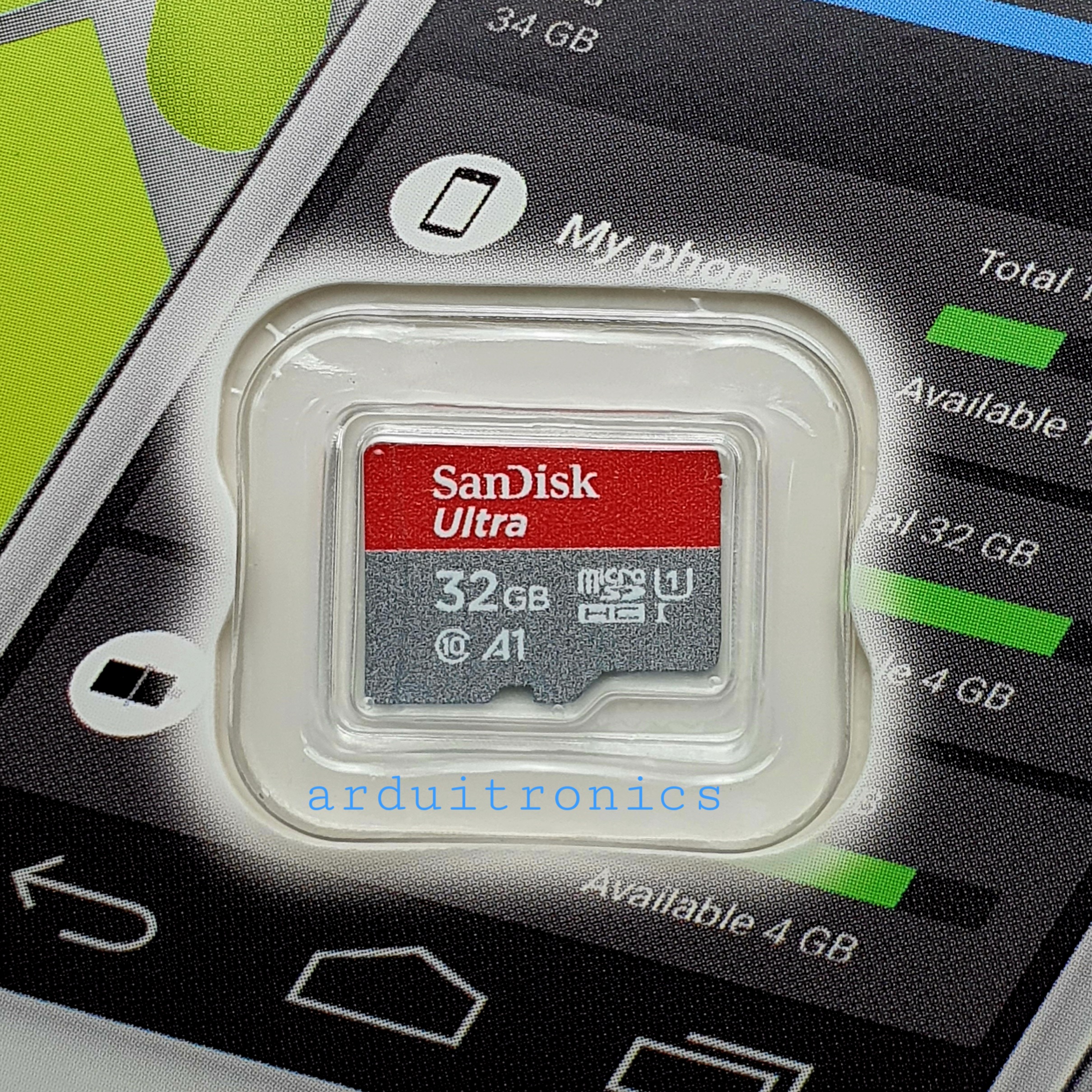 SanDisk Ultra MicroSDHC UHS-I SDCard 32GB Class10 (speed upto 120MB/s)
