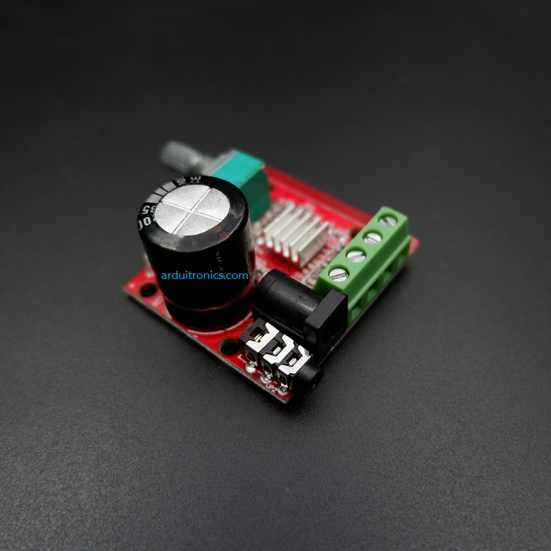 PAM8610 Stereo Amplifier Class D 10W+10W วงจรขยายเสียงแบบ Stereo กำลังขับ 10W+10W คลาส D