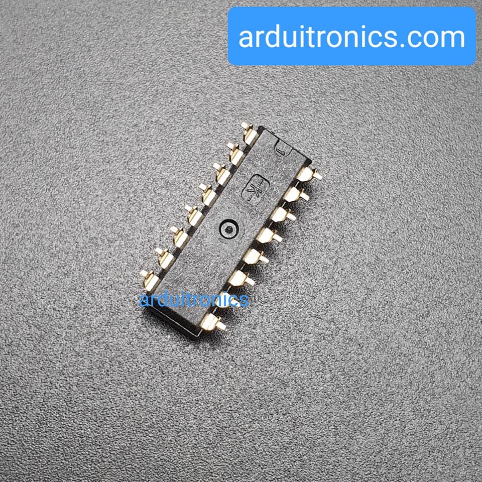 SMD DIP Switch 2.54mm Black SMD สวิตช์ 8P