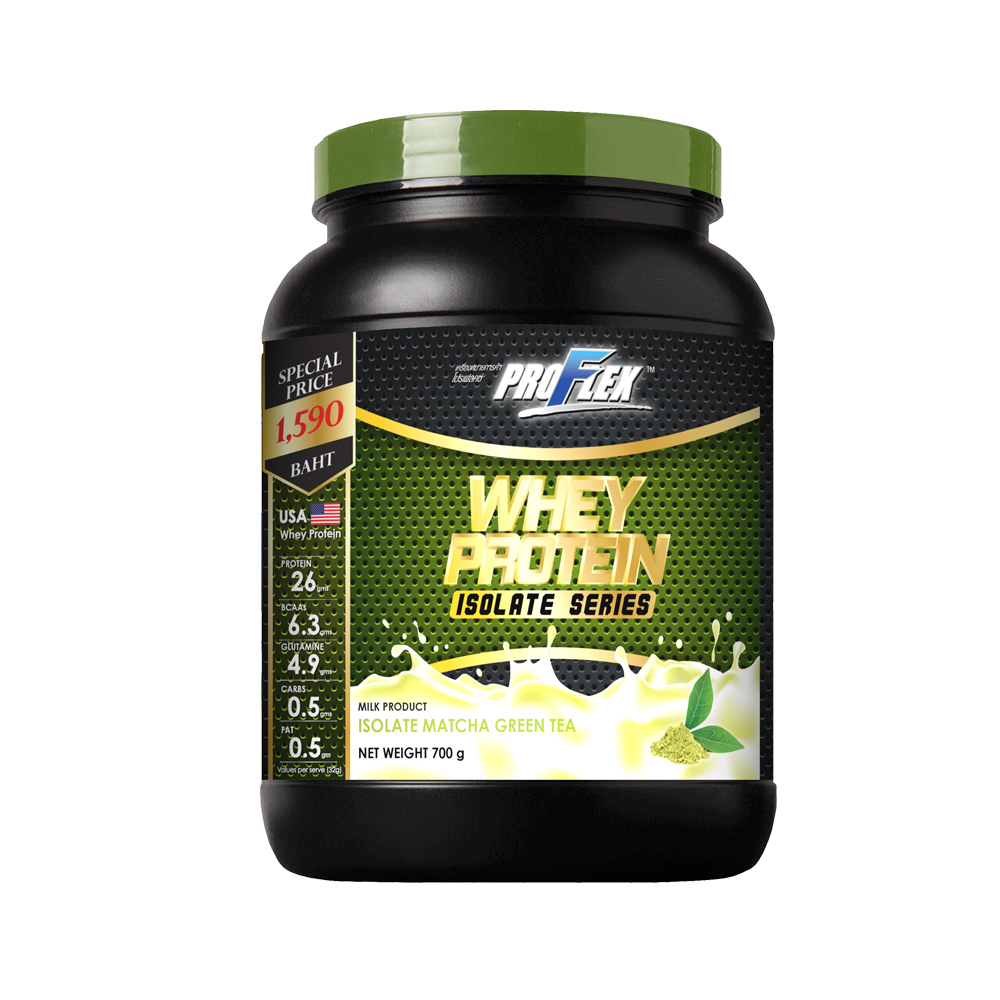 Proflex Whey Protein Isolate Matcha Green Tea โปรเฟลคซ์ เวย์ โปรตีน ไอโซเลท