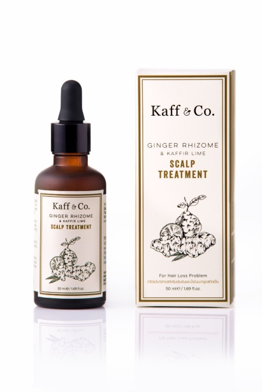 kaff&co ginger rhizome&kaffir lime scalp treatment คาฟฟ์ แอนด์ โค ทรีทเม้นท์สารสกัดเหง้าขิงเข้มข้นและน้ำมันมะกรูดสกัดเย็น