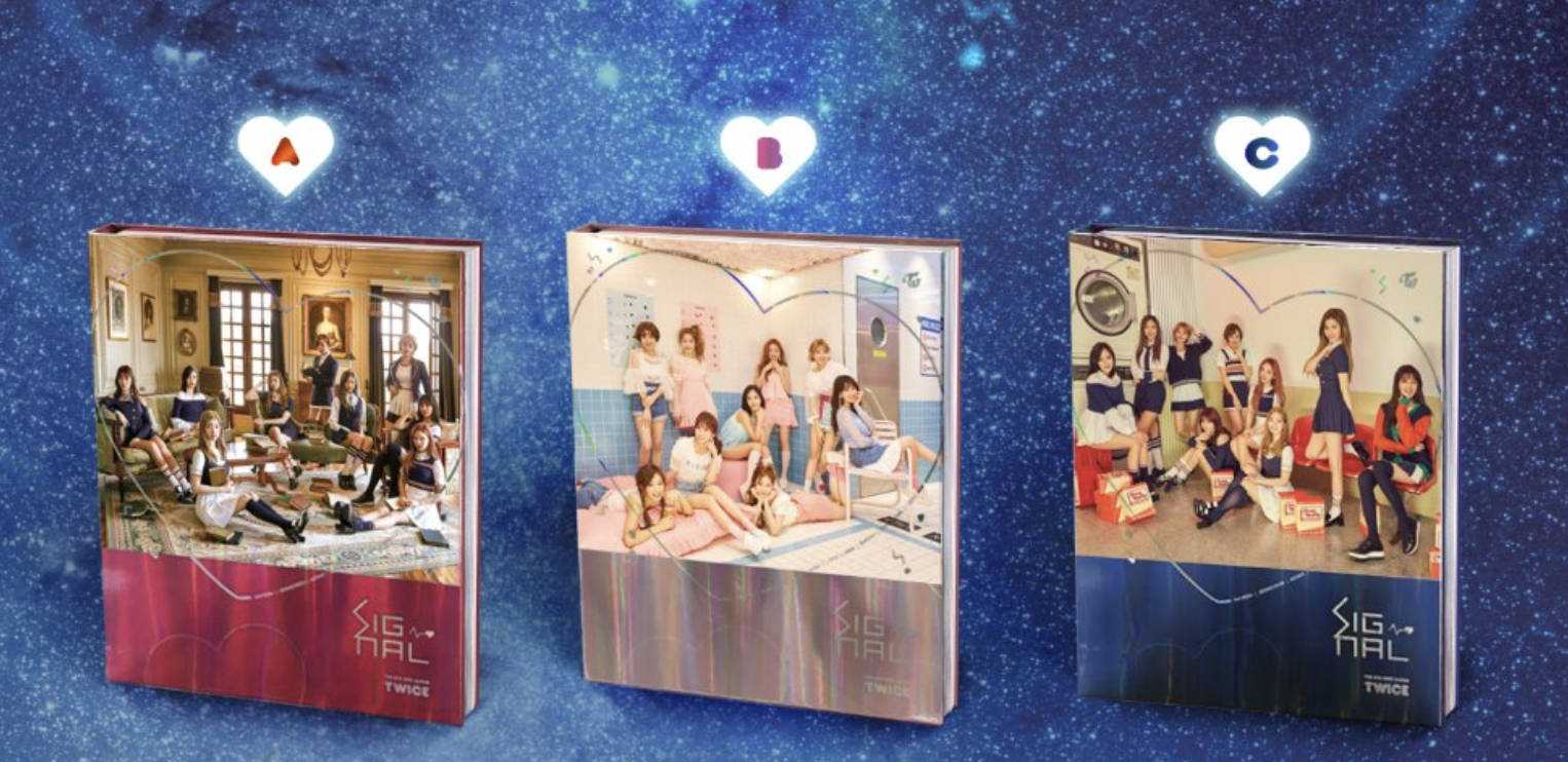 TWICE - Mini Album Vol.4 [SIGNAL] แบบ set สั่งทั้ง 3 หน้าปก A B C