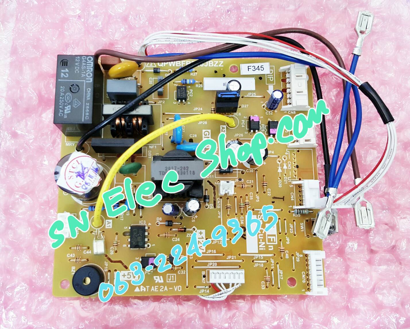 แอร์ Sharp : บอร์ดคอนโทรล รุ่น AH-PR10-GL พาร์ท DSGY-F345JBKZR CONTROL BOARD UNIT