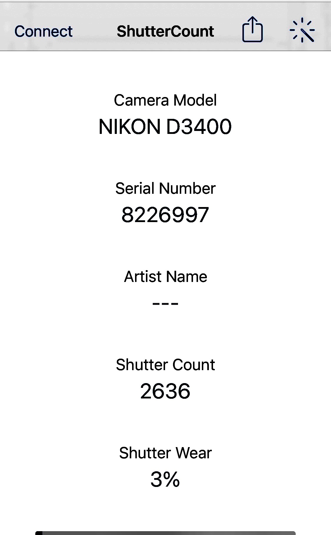 ขายNikon D3400 + Lens AF-P DX 18-55mmG VR ชัตเตอร์ 2,636รูป สภาพใหม่มาก