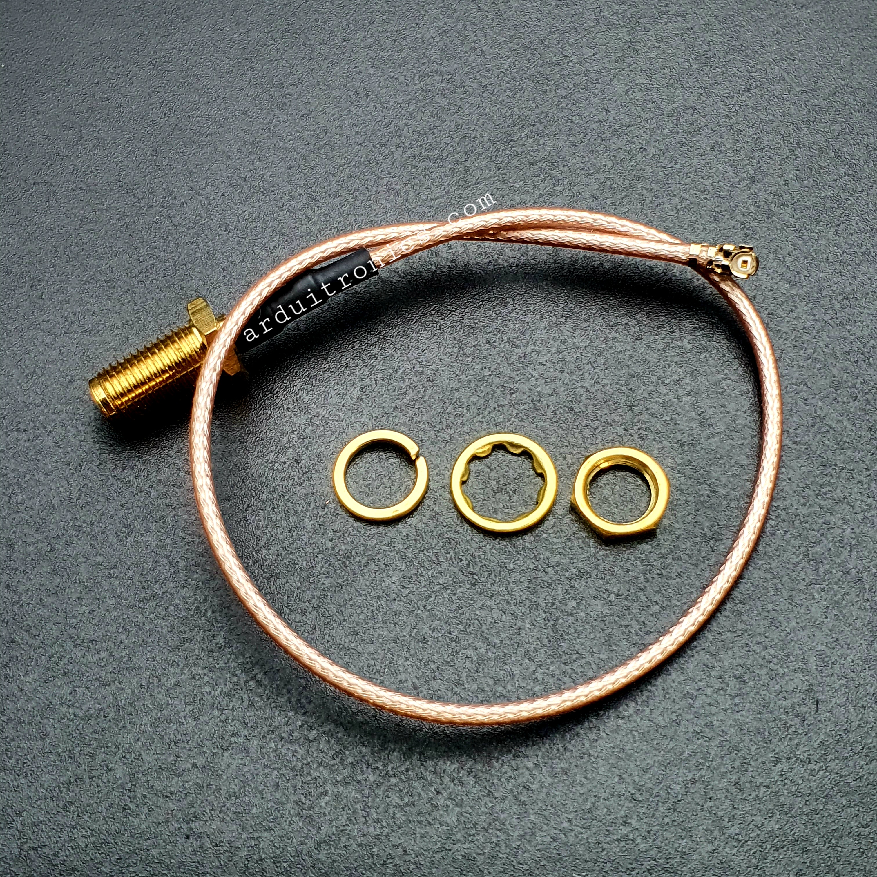 High Quality RF Adapter Cable (SMA to UFL/U.FL/IPX/IPEX) RP-SMA Female Head Outer Screw Inner Needle Size 20 cm