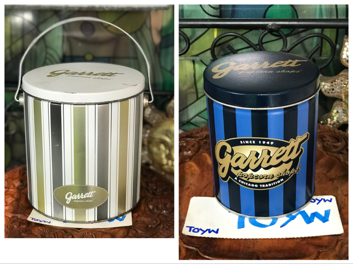 เริ่มต้น 290 บาท มิอสอง กระป๋อง ถังป็อบคอร์นกาเร็ต popcorn Garrett มีรอยบ้าง ไม่ผุ สำหรับนักสะสม