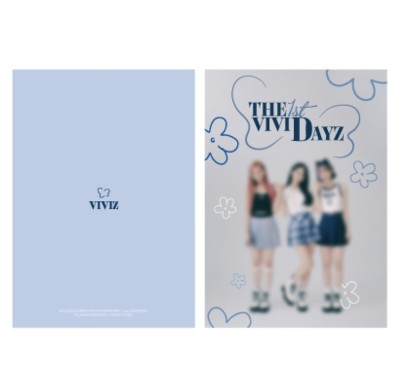 VIVIZ - 2022 VIVIZ FANMEETING [THE 1st VIVID DAYZ] OFFICIAL MD - POSTCARD BOOK - ส่งเรือ
