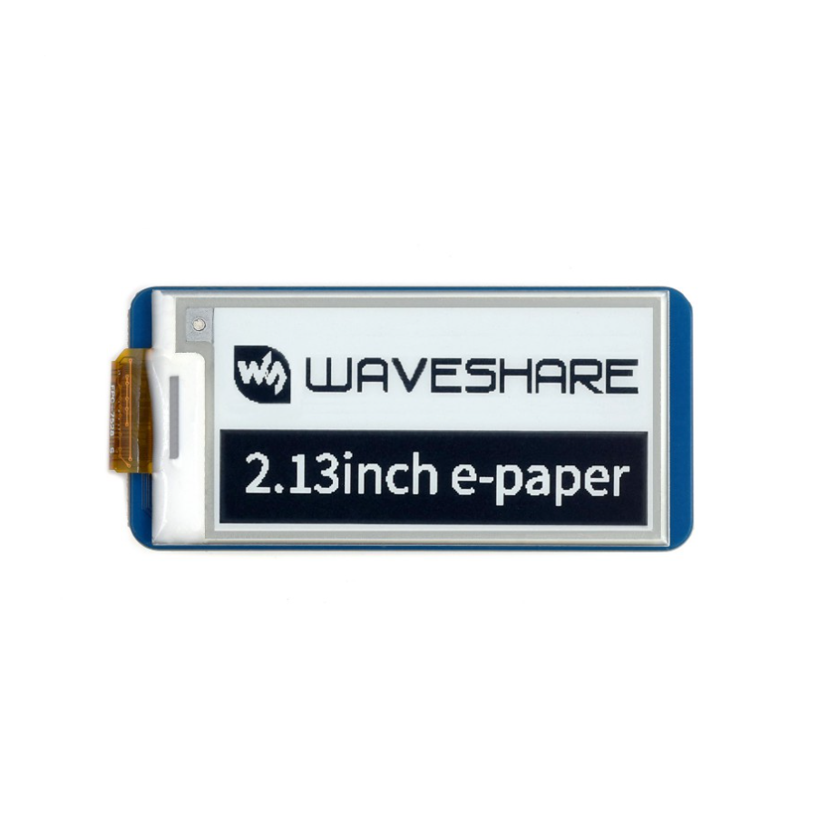 2.13inch E-Paper E-Ink Display Module for Raspberry Pi Pico, 250×122, Black / White, SPI (แท้จาก Waveshare)
