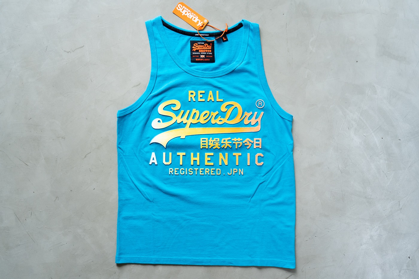 [NEW] Superdry Vintage Logo Authentic Fade Mid Weight ไซส์ L ของแท้ 100% นำเข้าจากยุโรป
