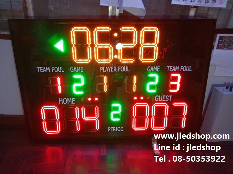 ป้ายscore คะแนนแบบ 2 ทีม ซ้ายขวา ด้านละ2หลัก