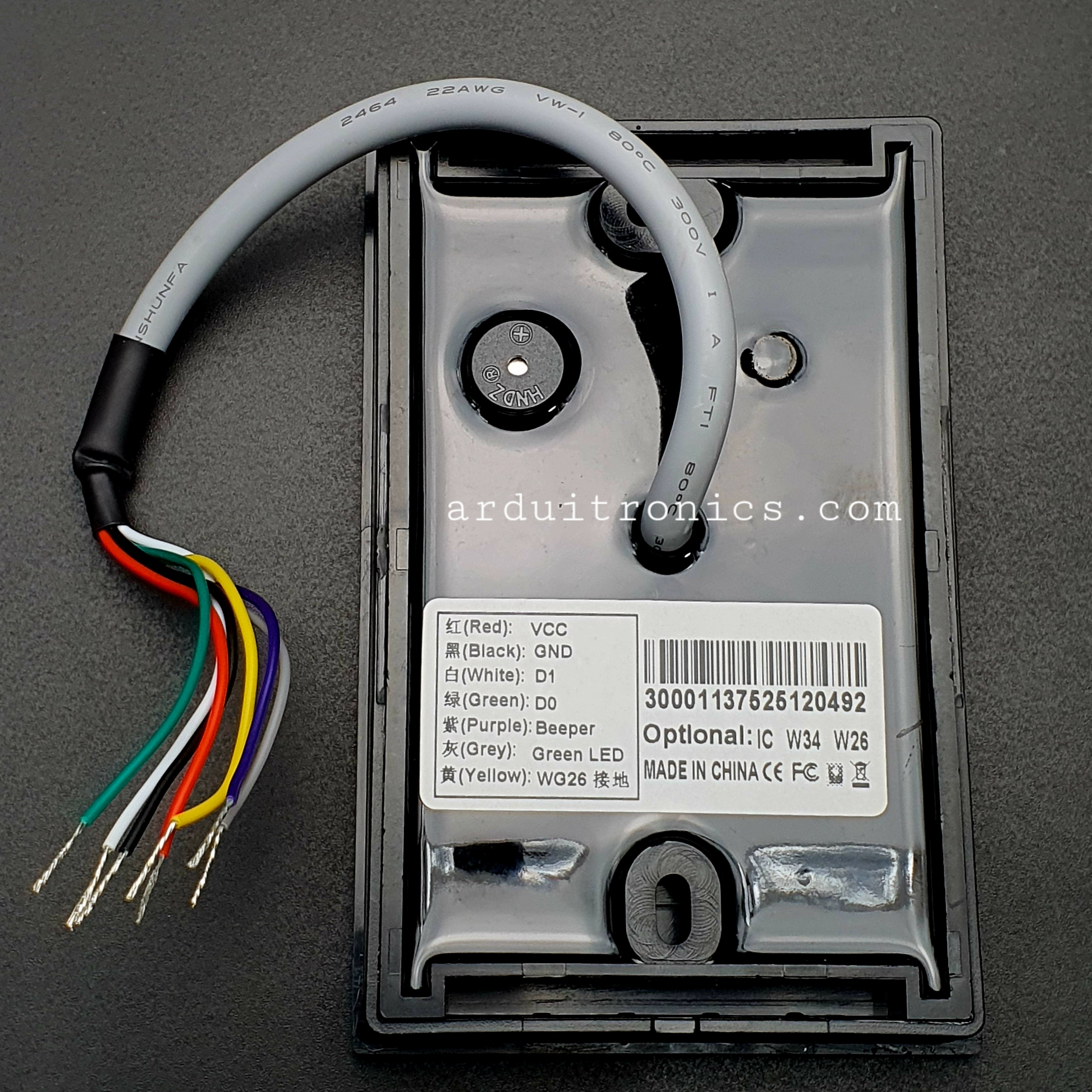 KR100M เครื่องอ่านบัตร ZKTeco ID Reader 13.56MHz Mifare Card Reader