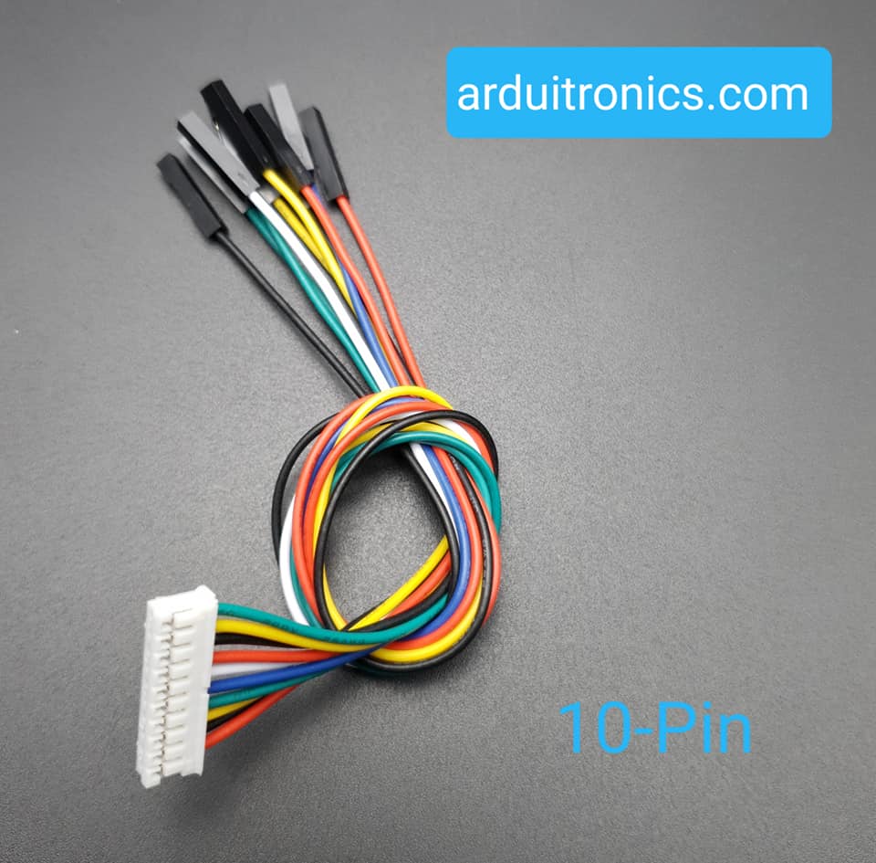 สายไฟ PH2.0mm to 10P DuPont 2.54 female Single ยาว 20cm