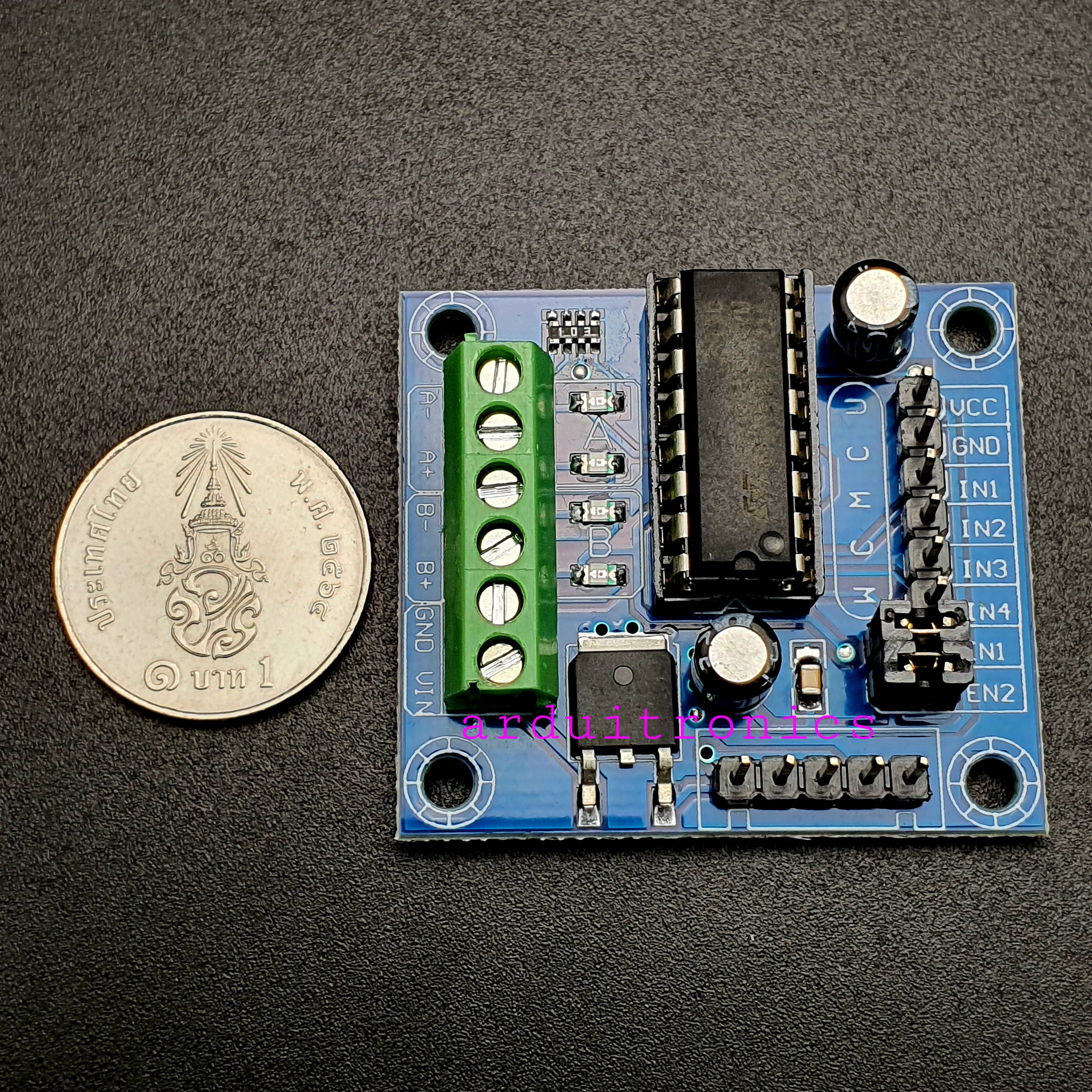 L293D Mini Motor 4 Channel Drive Shield บอร์ดขับมอเตอร์ขนาดเล็ก