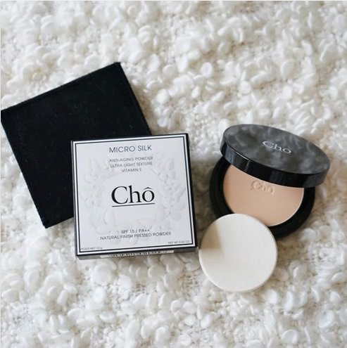 แป้ง Cho micro silk powder โช ไมโคร ซิลค์ แป้งผสมรองพื้น