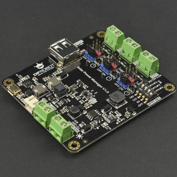 Solar Power Manager (for 9V/12V/18V solar panel) - ของแท้จาก DFRobot