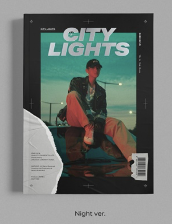 BAEK HYUN - Mini Album Vol.1 [City Lights] หน้าปก Night Ver.