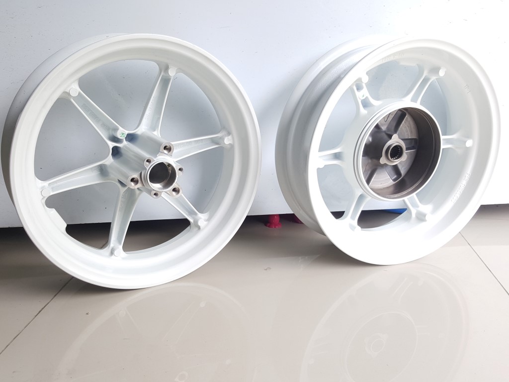 (Yamaha) ชุดล้อแม็ก Yamaha QBIX แท้