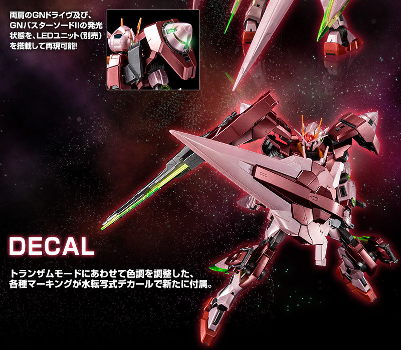 [P-Bandai] MG 1/100 00 Gundam Seven Sword/G Trans-AM Mode (Special Coating Ver.)