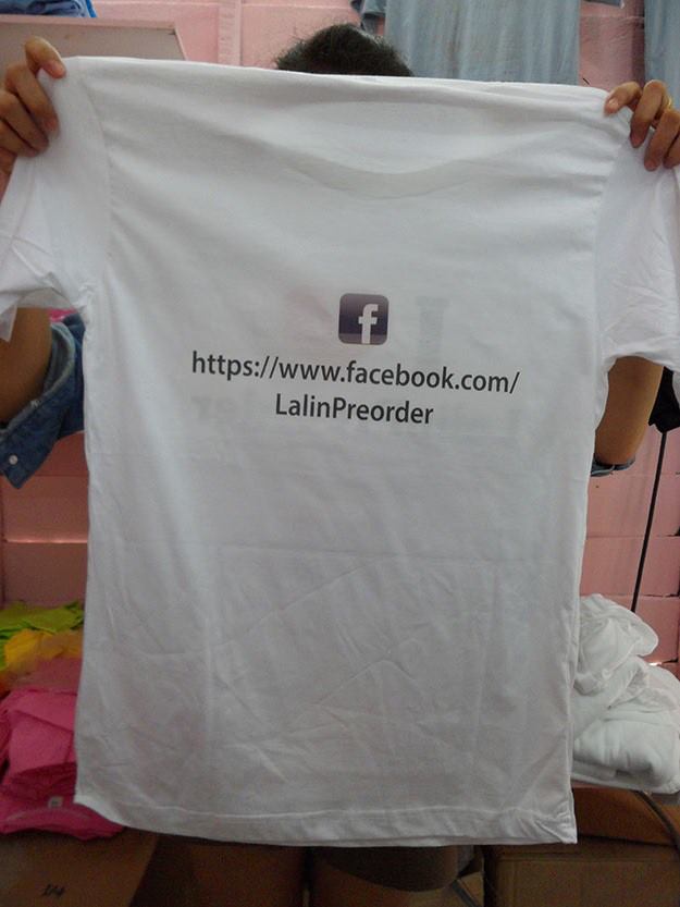 เสื้อยืด Cotton 100% สกรีนได้ตามใจชอบ