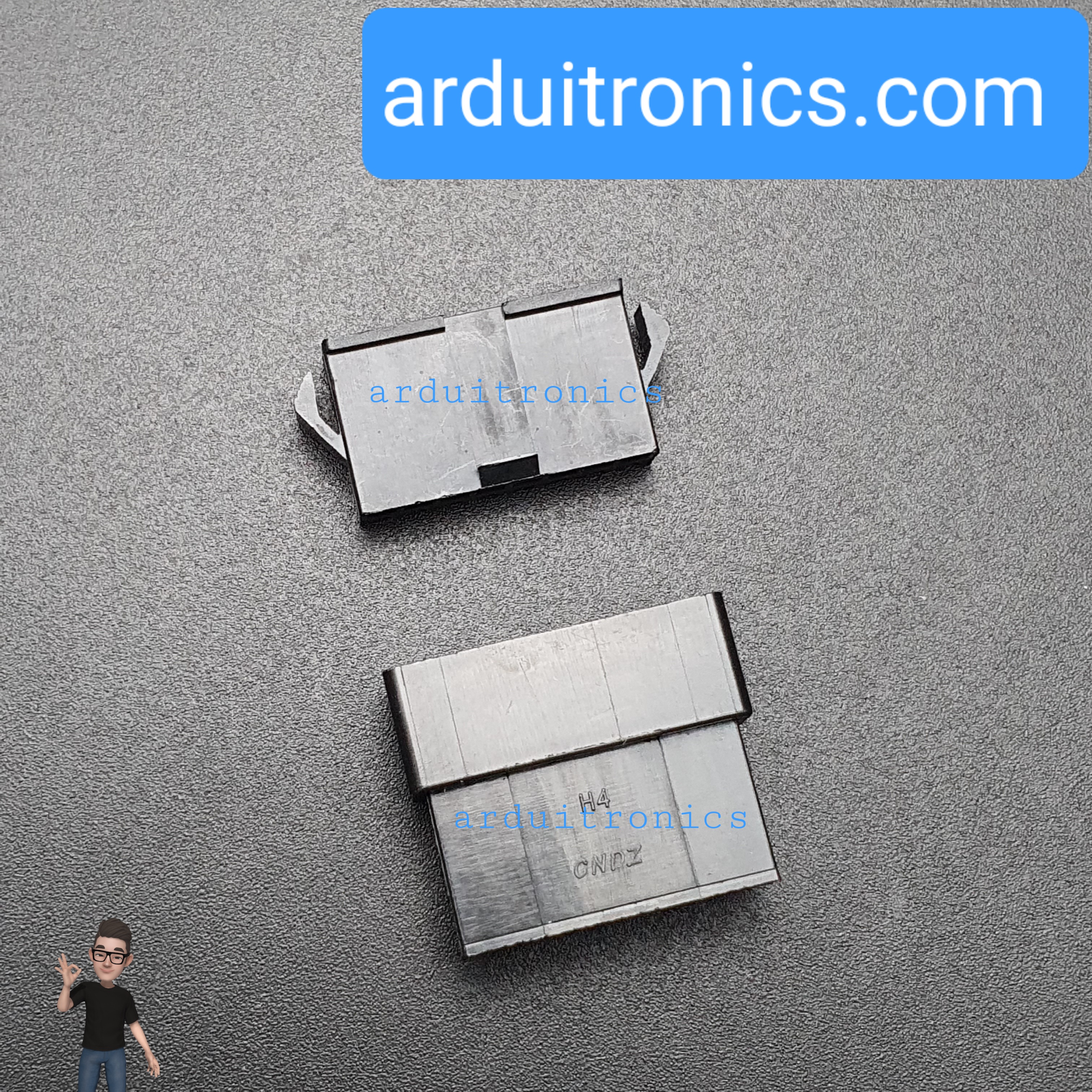 2.54mm 8 Pin Black Plastic Male Female JST-SM Housing Crimp Terminal Connector