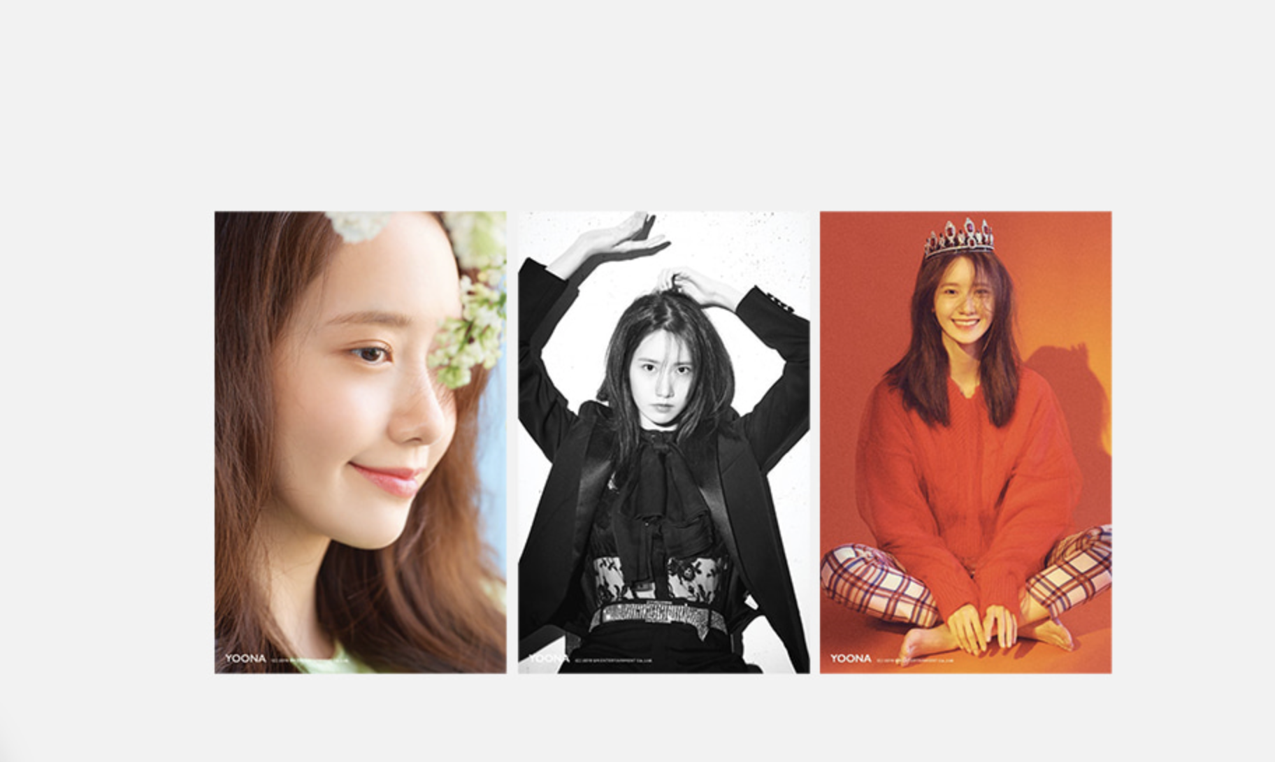 YOONA - 4*6 Photo set ได้ 3 รูป