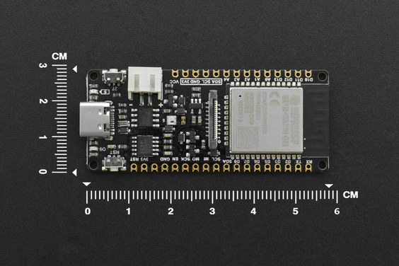 FireBeetle 2 ESP32-E IoT Microcontroller (32M / 512KB, Supports Wi-Fi & Bluetooth) แถม pin headers 38 pin - บอร์ดแท้จาก DFRobot