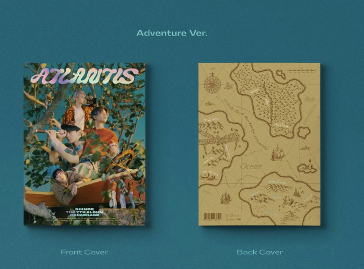 SHINEE - Album Vol.7 Repackage [Atlantis] แบบ ที่ 2 + โปสเตอร์ พร้อมกระบอกโปสเตอร์