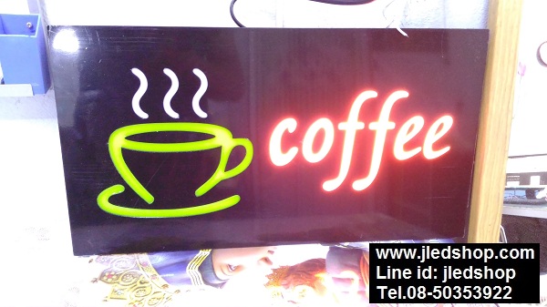 ป้ายไฟร้านcoffee 10