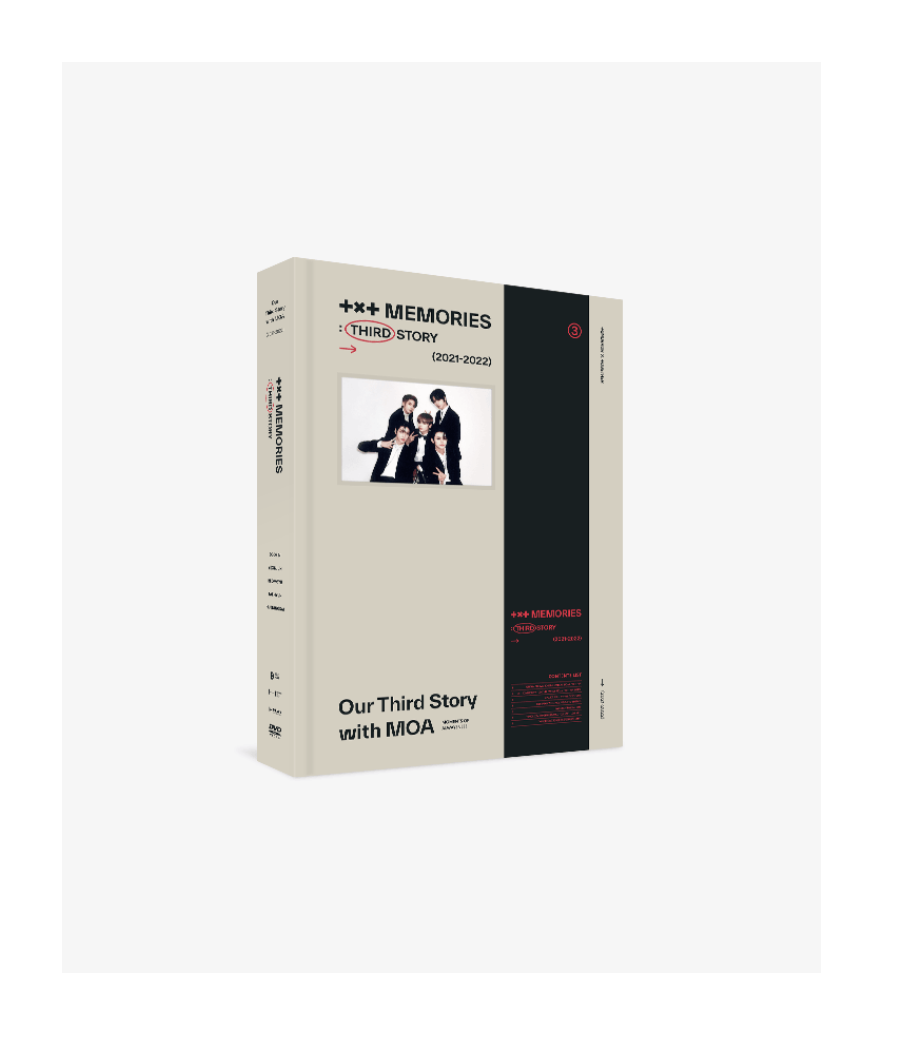 TXT(TOMORROW X TOGETHER) - MEMORIES : THIRD STORY แบบ DVD
