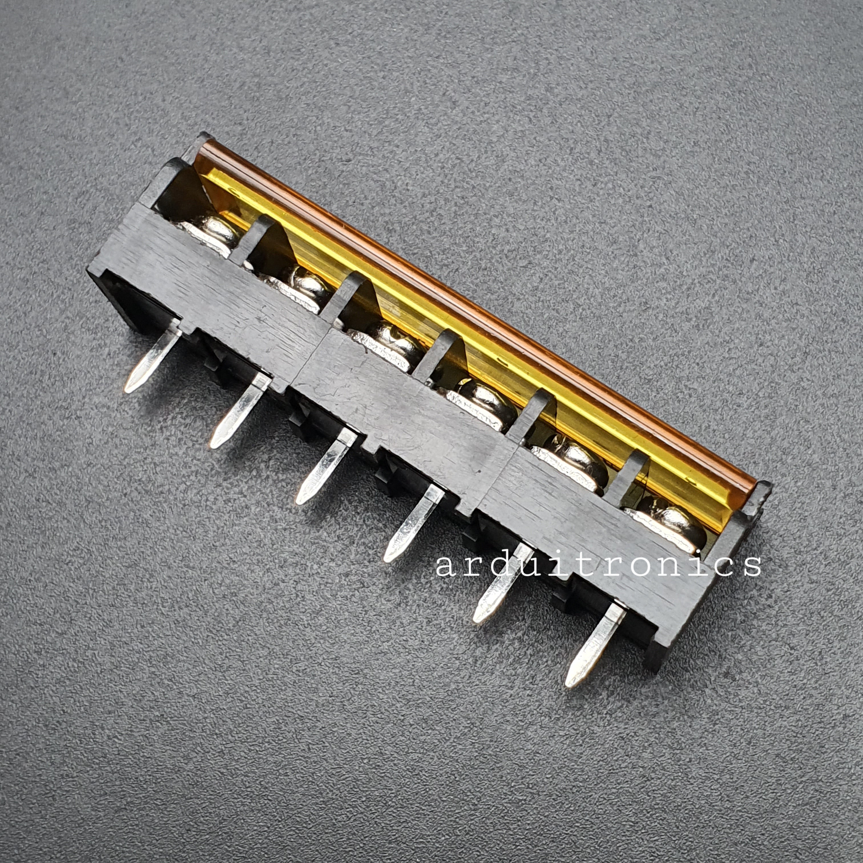 ขั้วต่อ Terminal Block HB-9500 (25A) แบบ 6 ช่อง แบบมีฝาครอบ