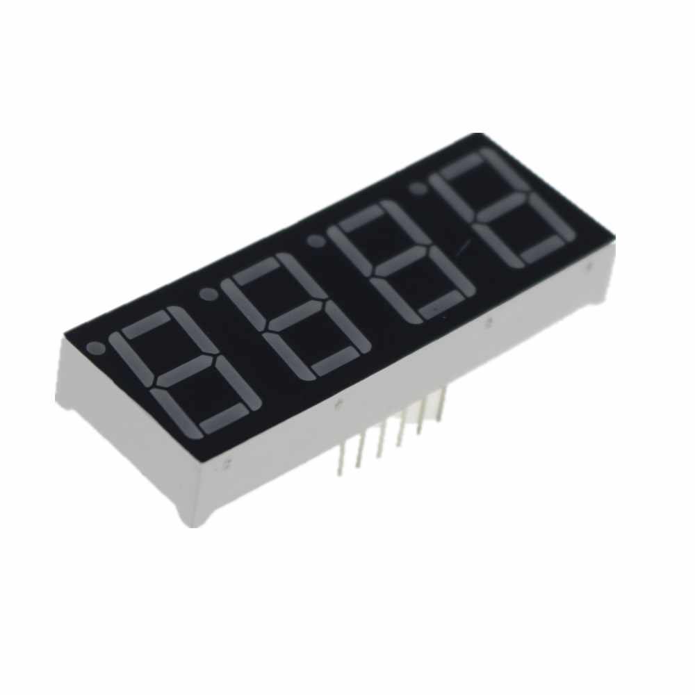 Seven Segment 4 Digits Yellow (Common Anode) 19mm x 50mm x 8mm