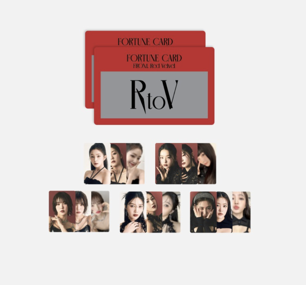 Red Velvet -2023 Red Velvet 4th Concert : R to V - ของสะสม FORTUNE SCRATCH SET (RANDOM) สุ่ม