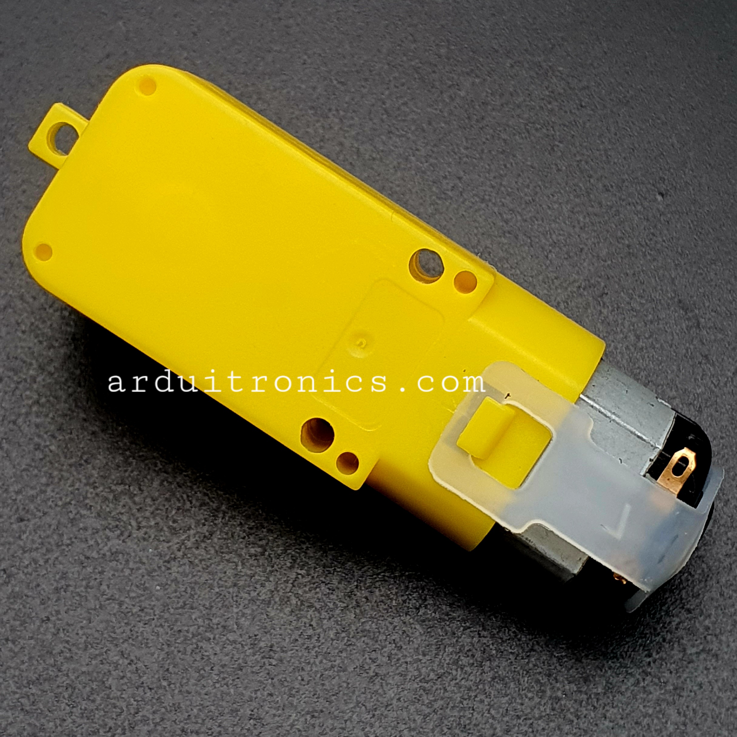 Gear Motor with Wheel Tire มอเตอร์แกนเดี่ยวพร้อมล้อ (อัตราทด 1:48)